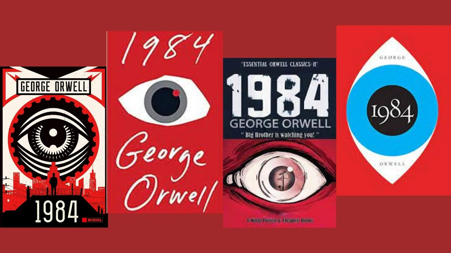 picture of book covers for George Orwell's 1984